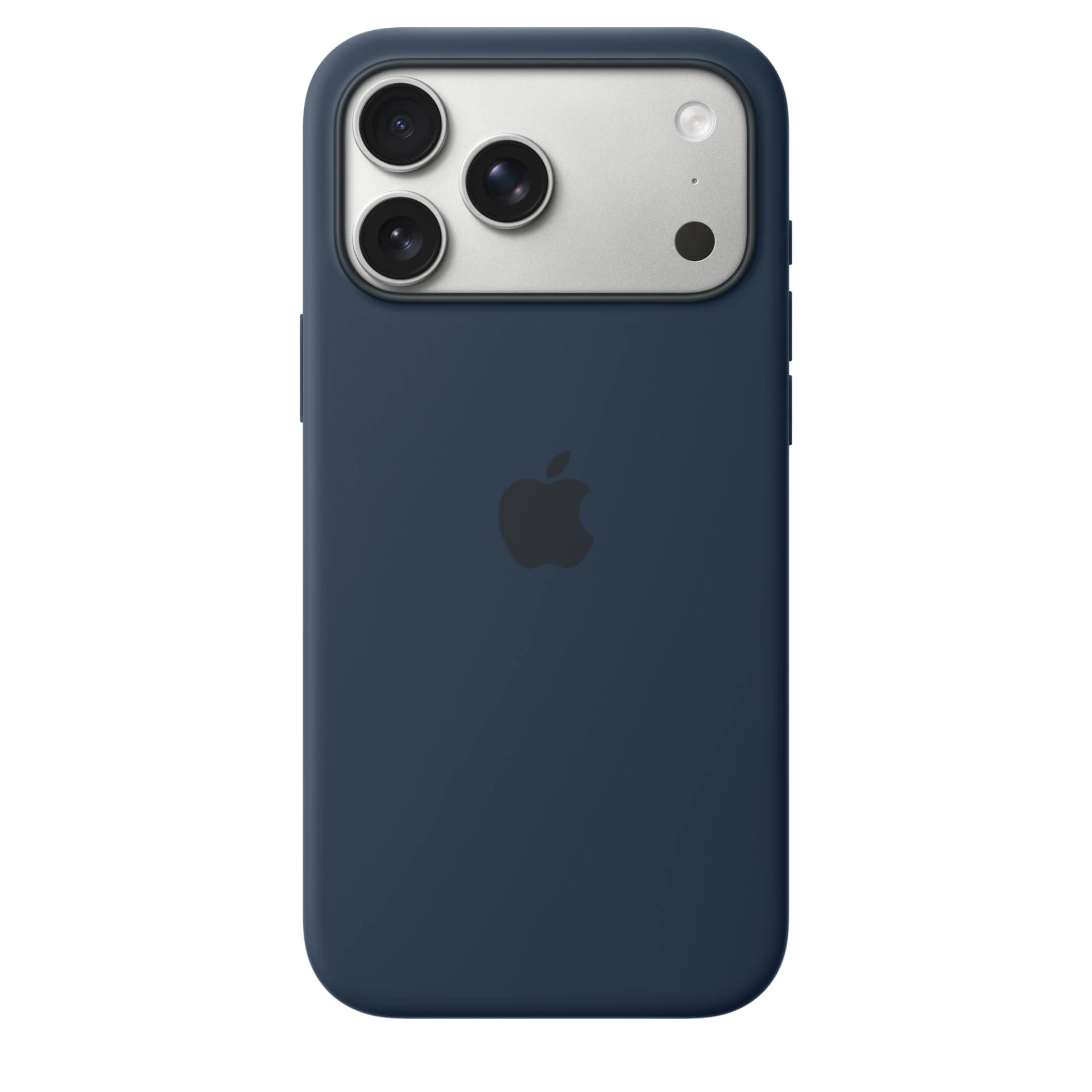 Coque en silicone MagSafe pour iPhone 17 Pro Max Minuit – vue 2