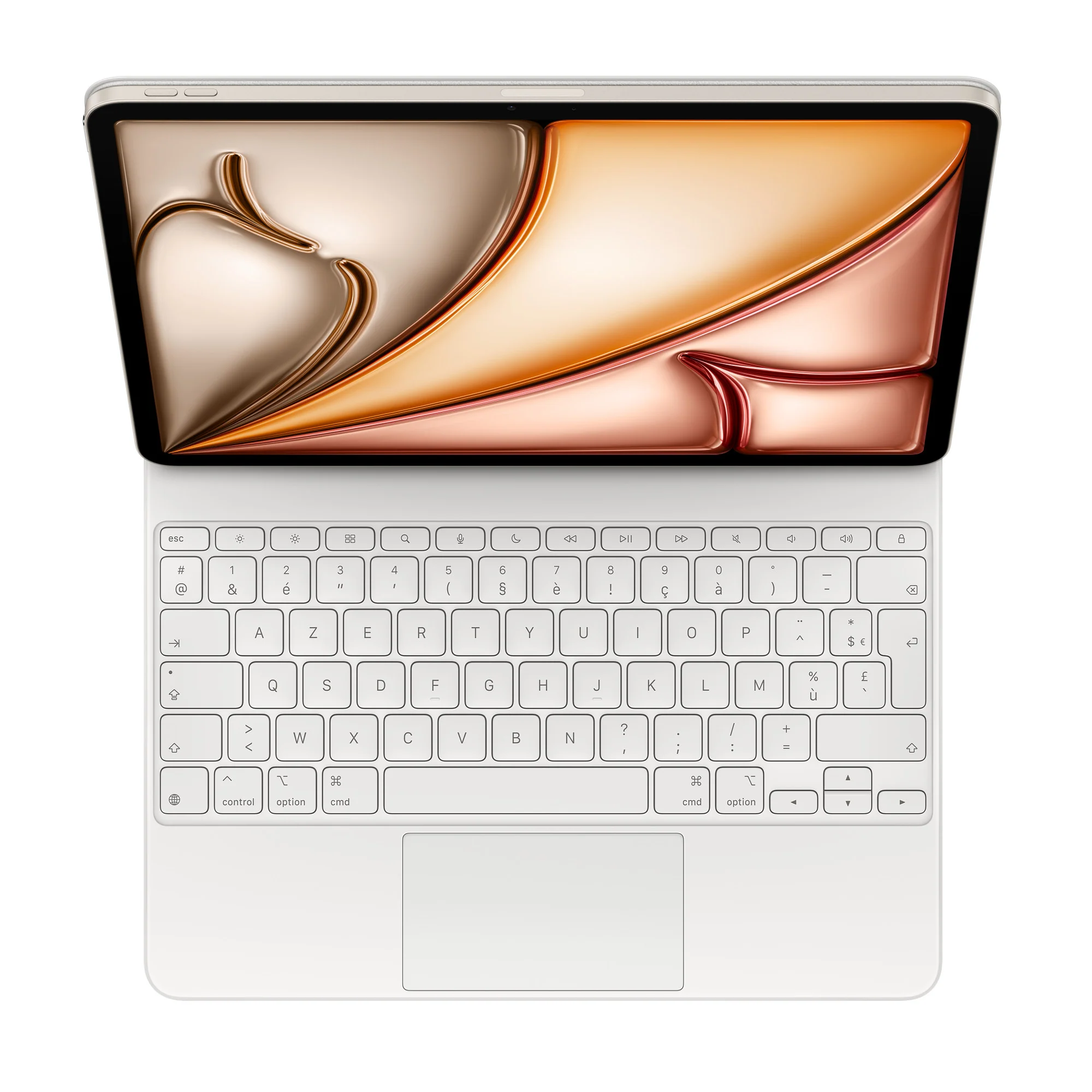Magic Keyboard pour iPad Air 13" (M4) Blanc – photo principale