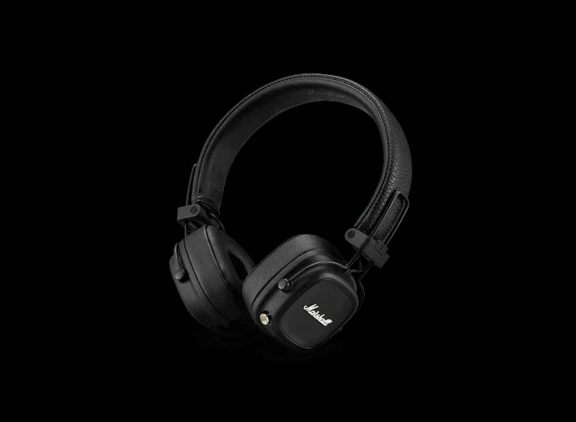 Casque Sans Fil MARSHALL Major IV Noir – vue 1