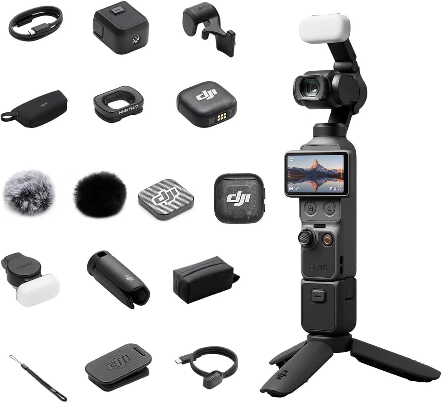 DJI Osmo Pocket 4P Combo – vue 1