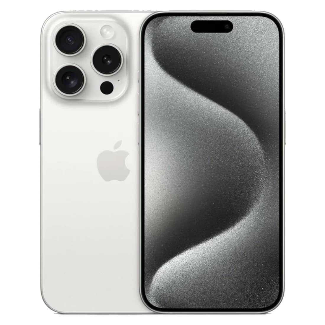 iPhone 15 Pro Titane blanc – vue 1