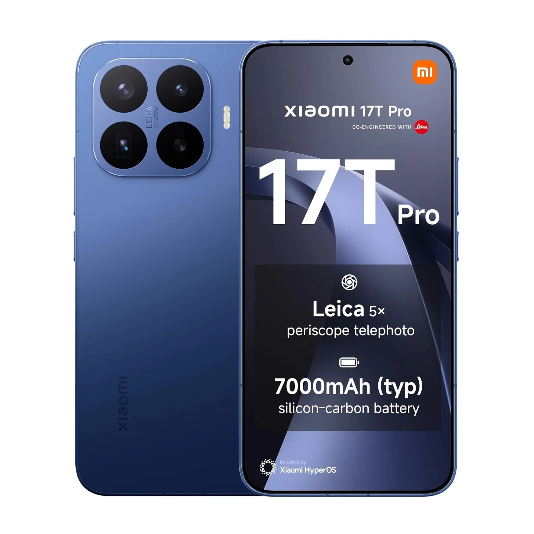 Xiaomi 17T Pro Bleu – vue 1